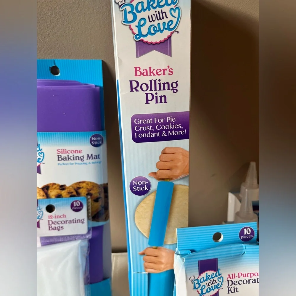 Baked with Love Baking Set with Purple Accessories